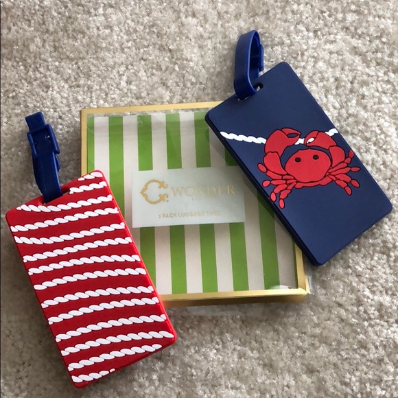 C. Wonder Accessories - C. Wonder luggage tag nautical NEW